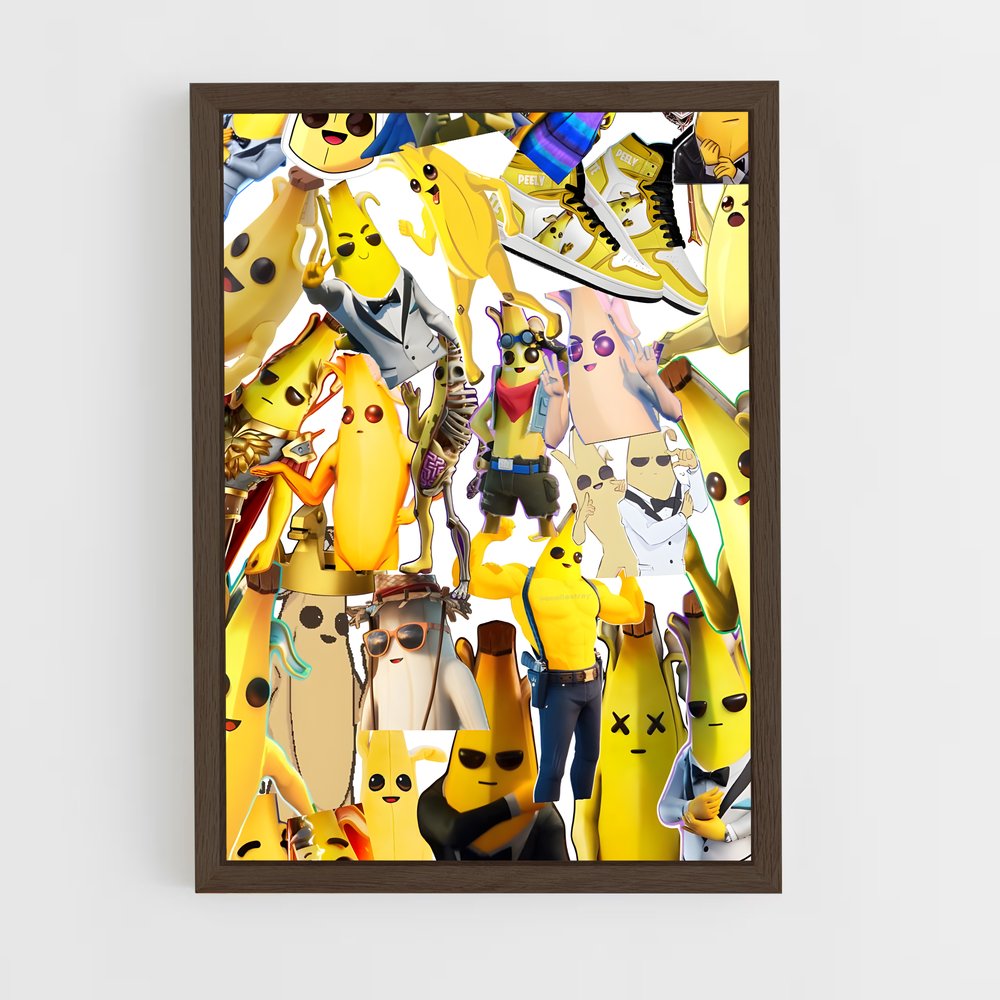 Poster Banane Folle – affiche Fortnite (vue 5)