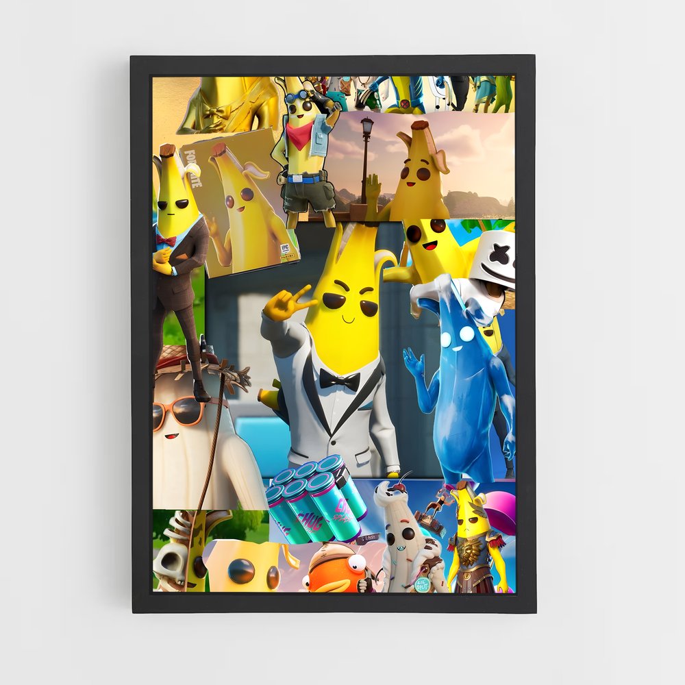 Poster Lego Fantasia – affiche Fortnite (vue 2)