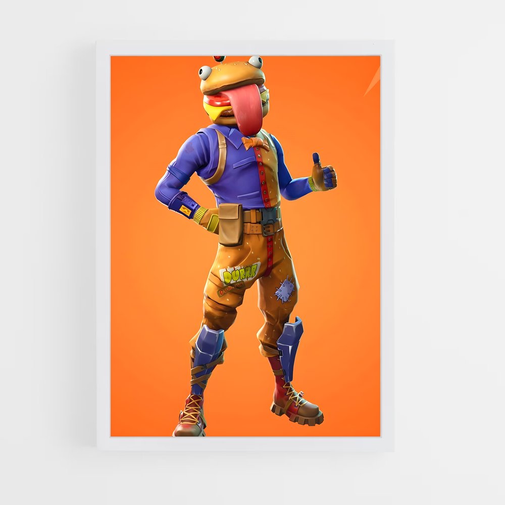 Poster Peely Power – affiche Fortnite (vue 3)