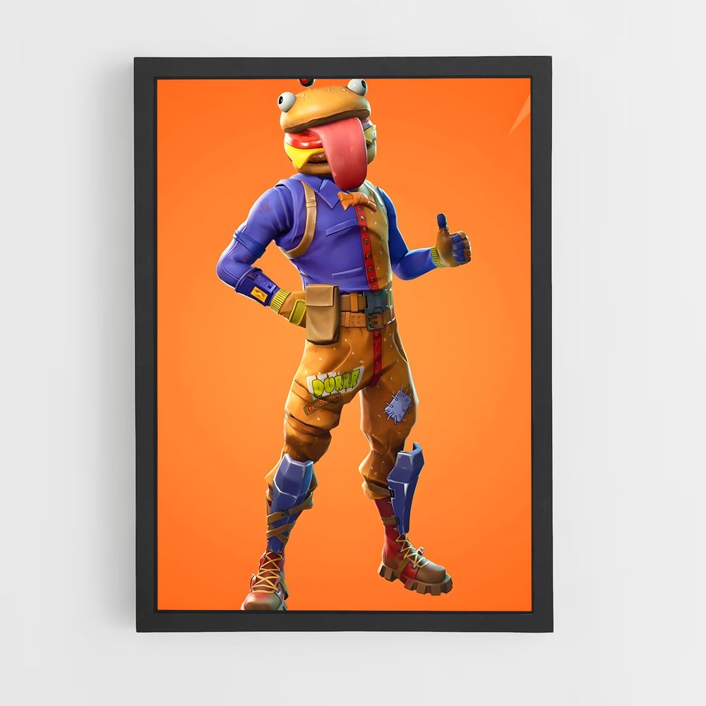 Poster Peely Power – affiche Fortnite (vue 2)