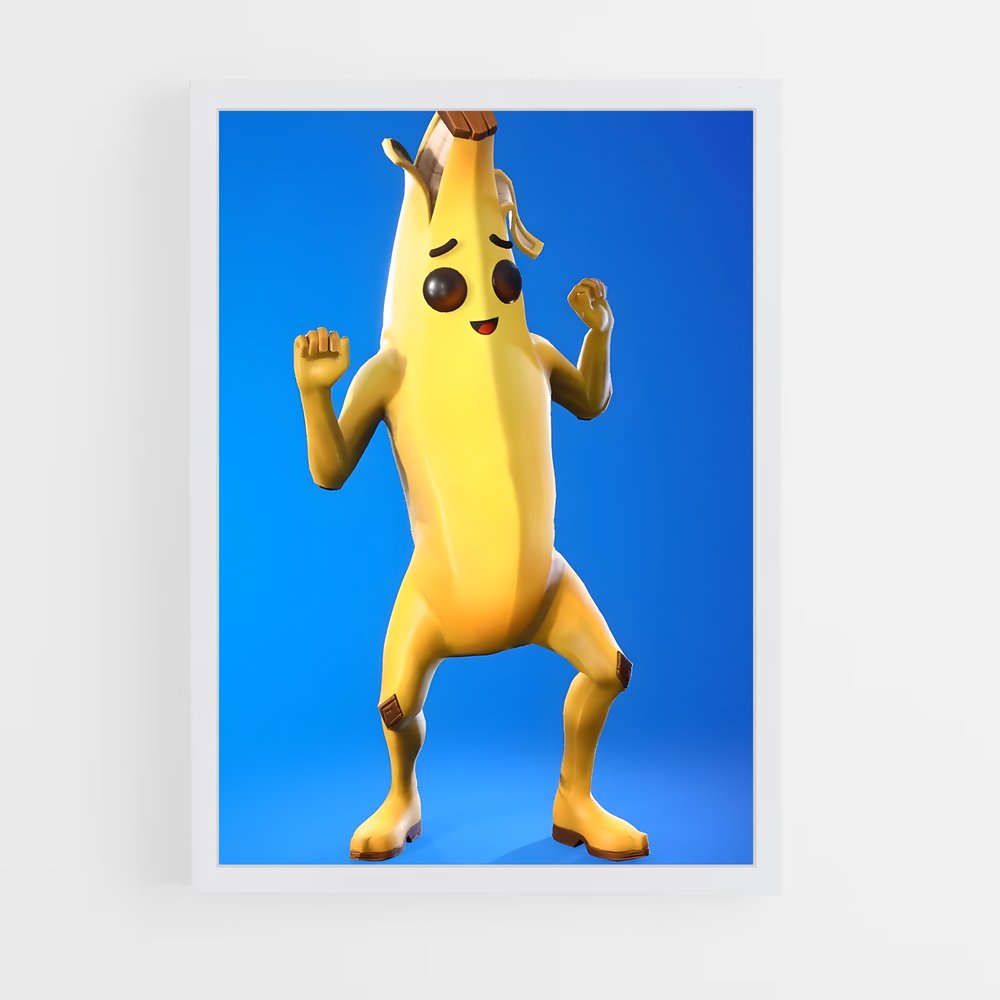 Poster Banane Funky – affiche Fortnite (vue 3)
