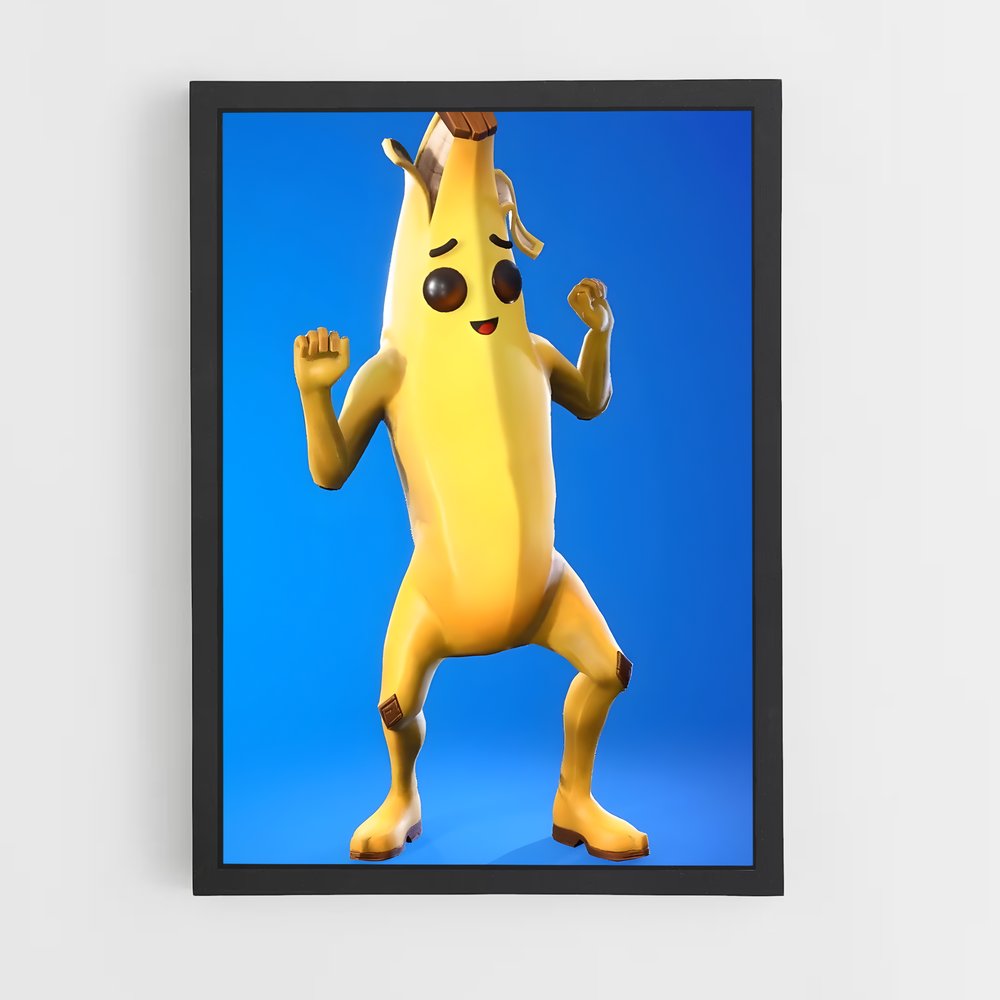 Poster Banane Funky – affiche Fortnite (vue 2)