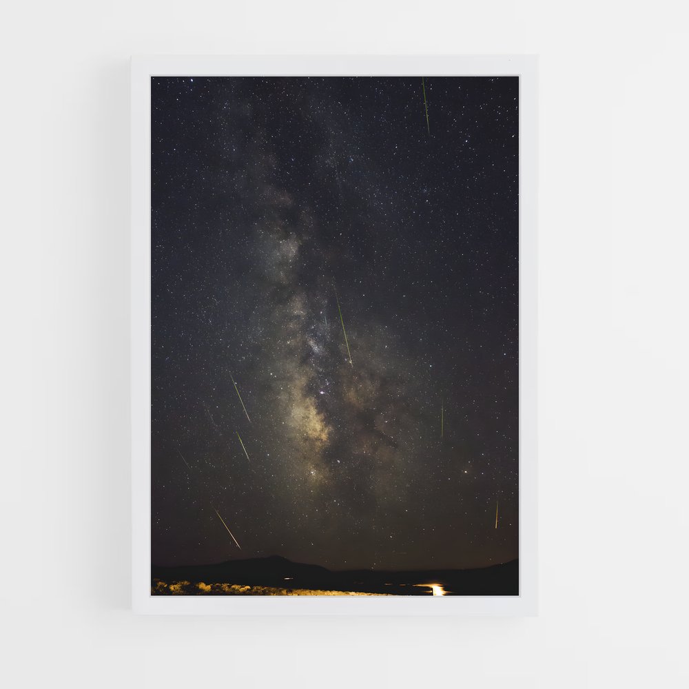 Poster Perseids éblouissant – affiche Univers (vue 3)
