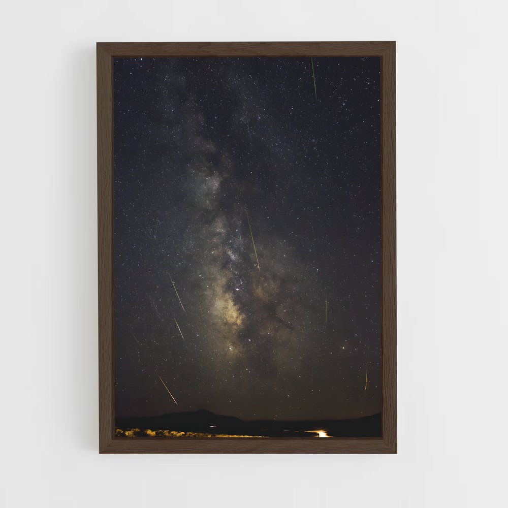 Poster Perseids éblouissant – affiche Univers (vue 5)