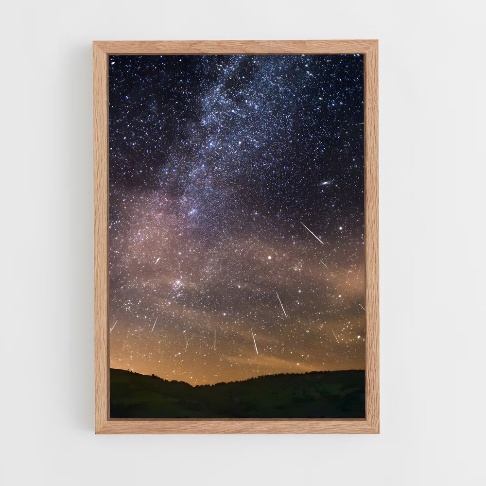 Poster magnifique des Perséides – affiche Univers (vue 4)