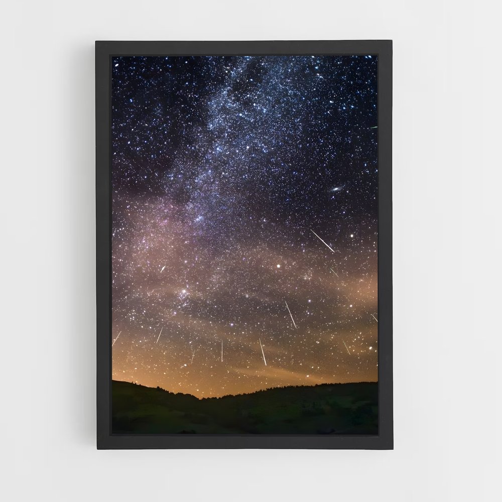 Poster magnifique des Perséides – affiche Univers (vue 2)