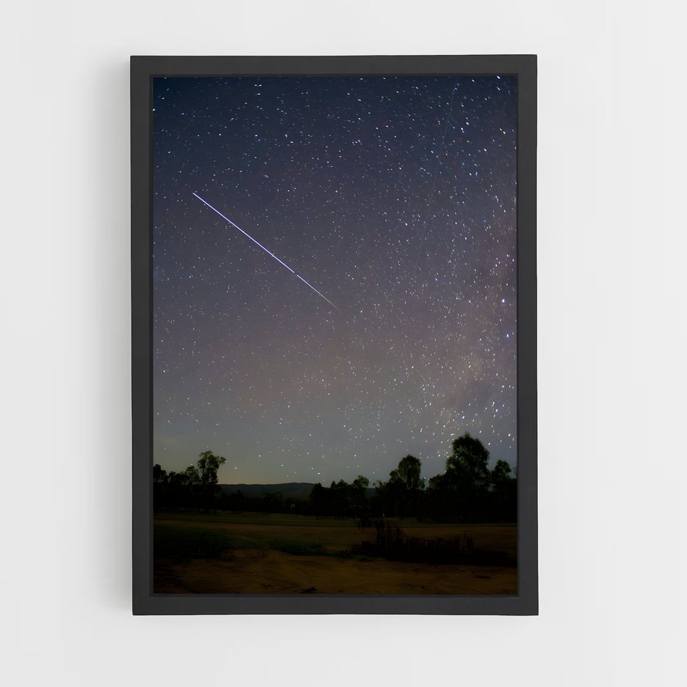 Poster éblouissant des Perséides – affiche Univers (vue 2)