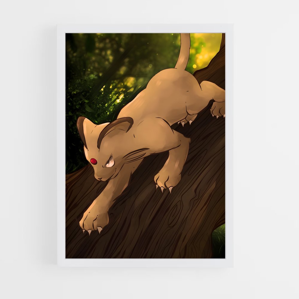 Poster Chat Enchanteur – affiche Pokemon (vue 3)