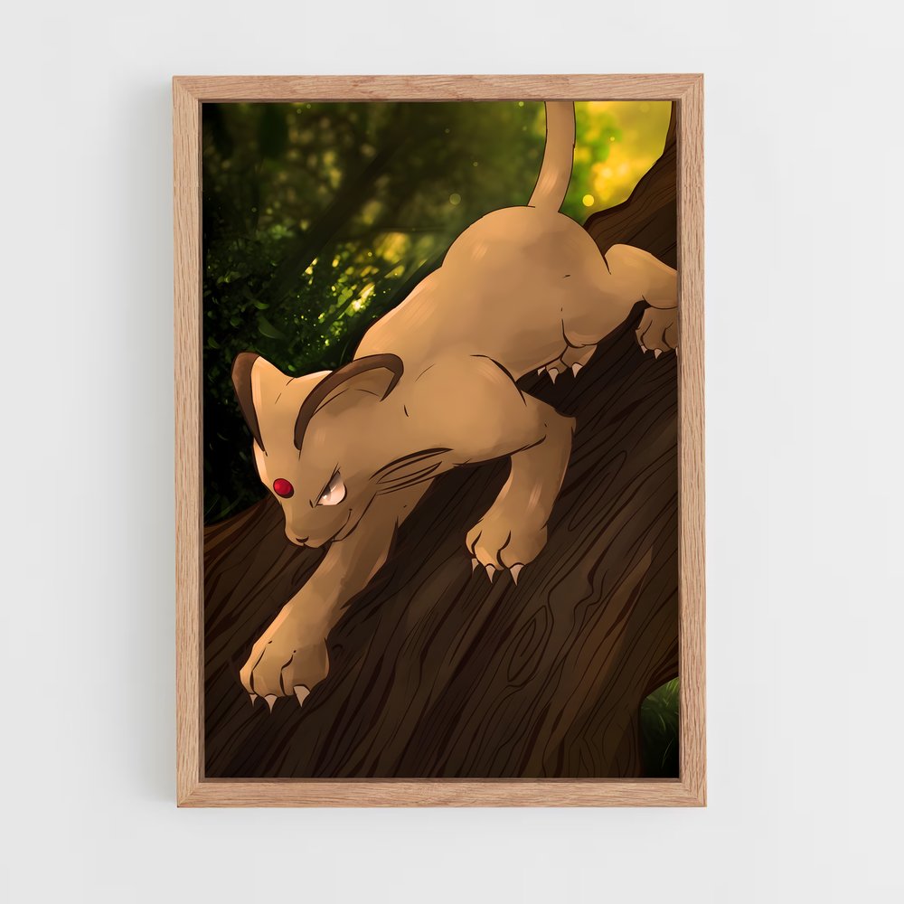 Poster Chat Enchanteur – affiche Pokemon (vue 4)
