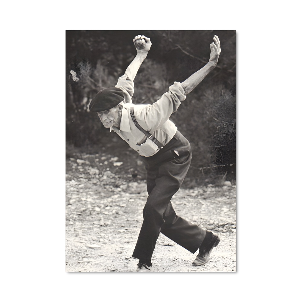 Poster Pétanque et Baseball