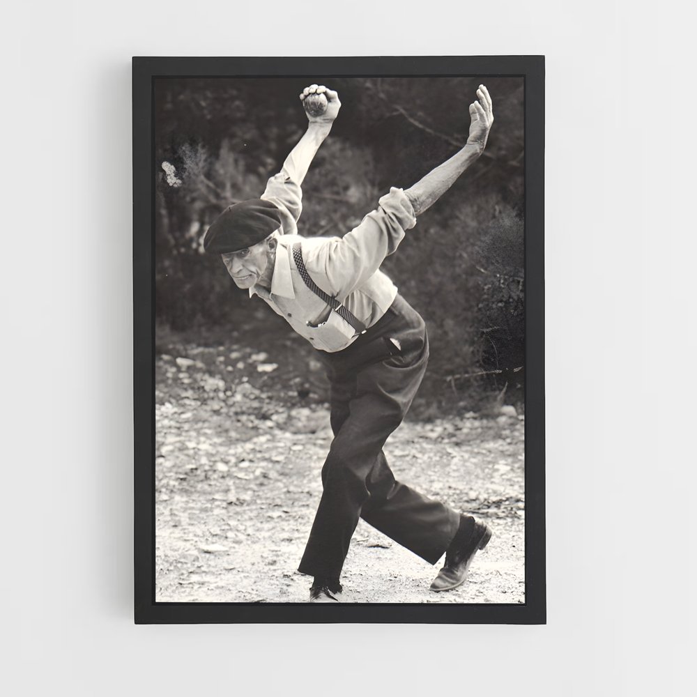 Poster Pétanque et Baseball (vue 2)