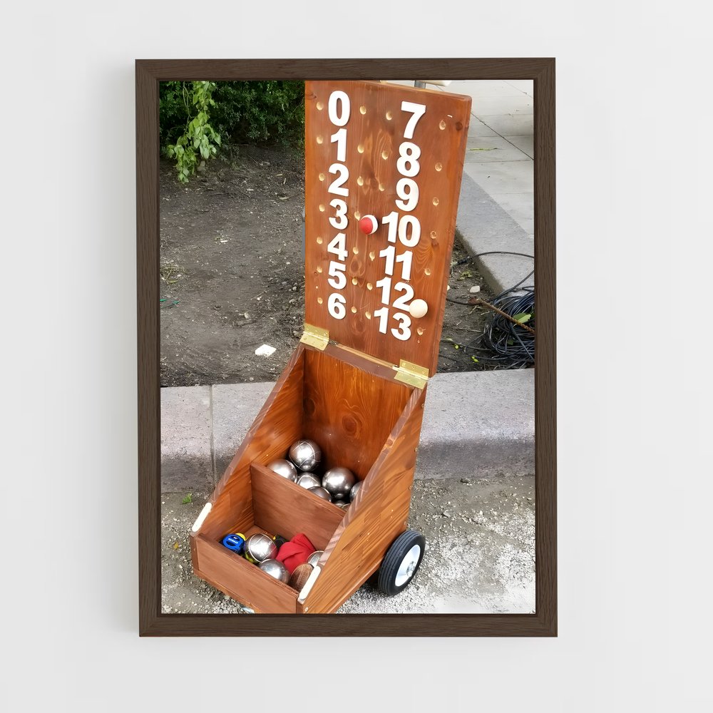 Poster La Boîte à Boules – affiche Pétanque (vue 5)