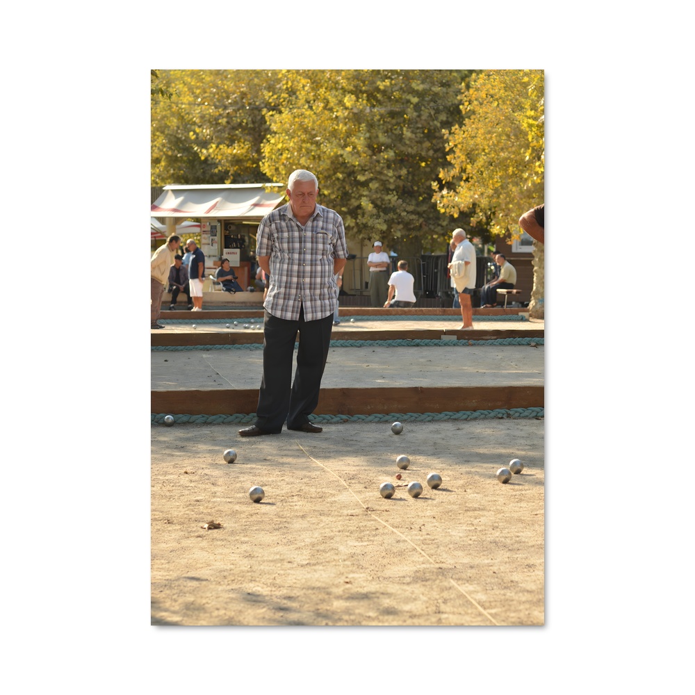 Poster Champion de Boules