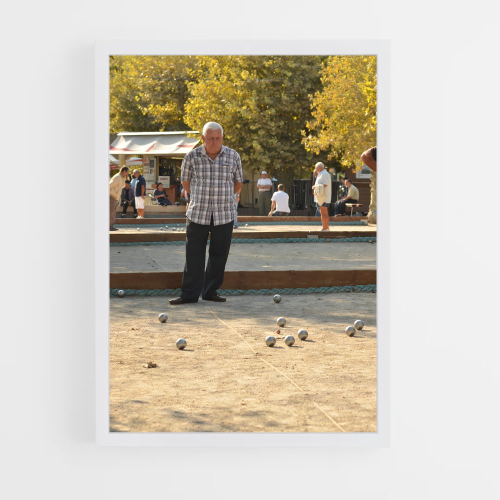 Poster Champion de Boules – affiche Pétanque (vue 3)