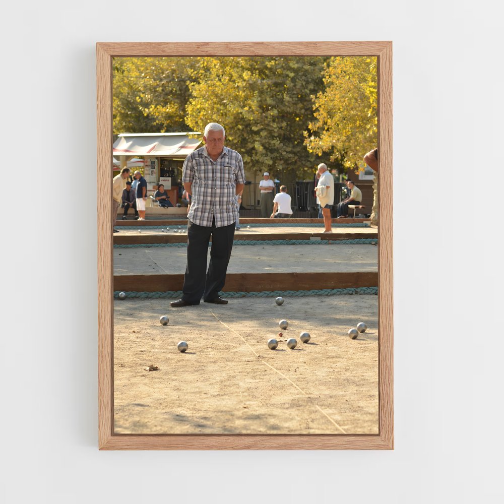 Poster Champion de Boules – affiche Pétanque (vue 4)