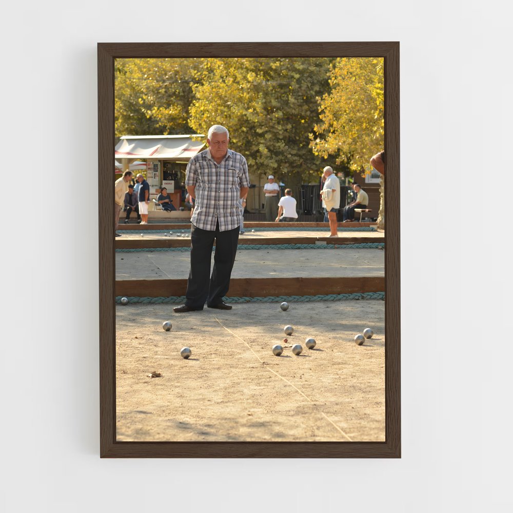 Poster Champion de Boules – affiche Pétanque (vue 5)