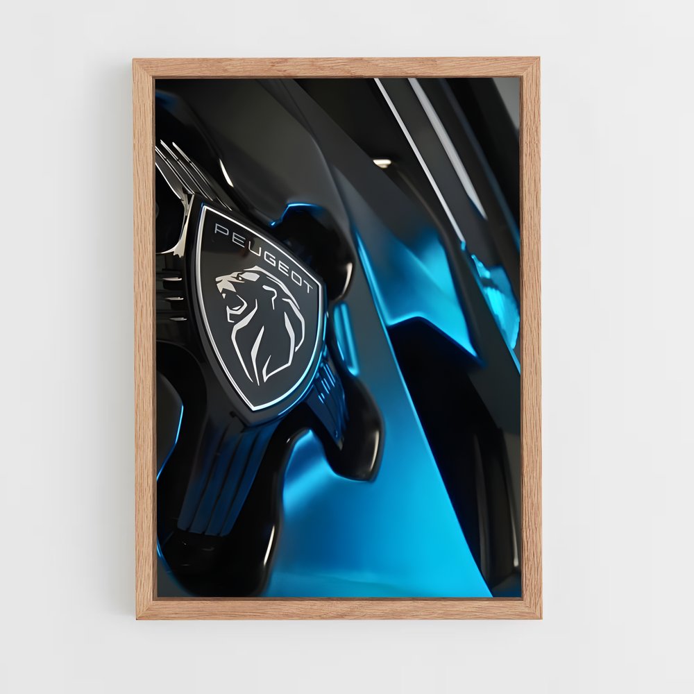 Poster Volant Lumineux – affiche Peugeot (vue 4)