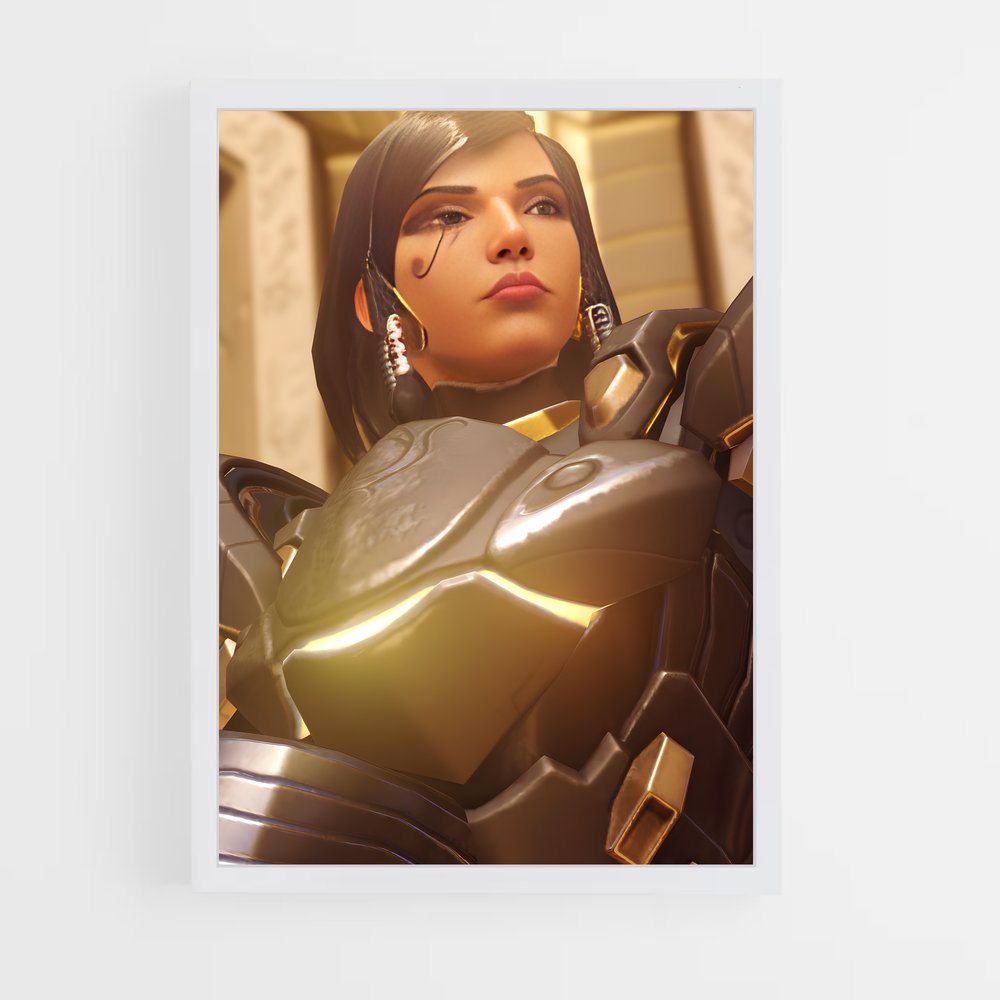 Poster Dorée Défense – affiche Overwatch (vue 3)