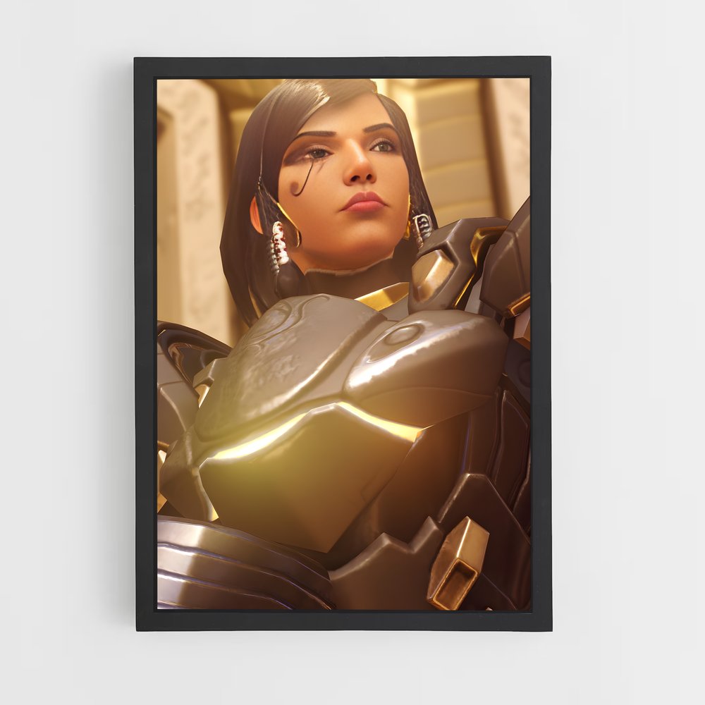 Poster Dorée Défense – affiche Overwatch (vue 2)