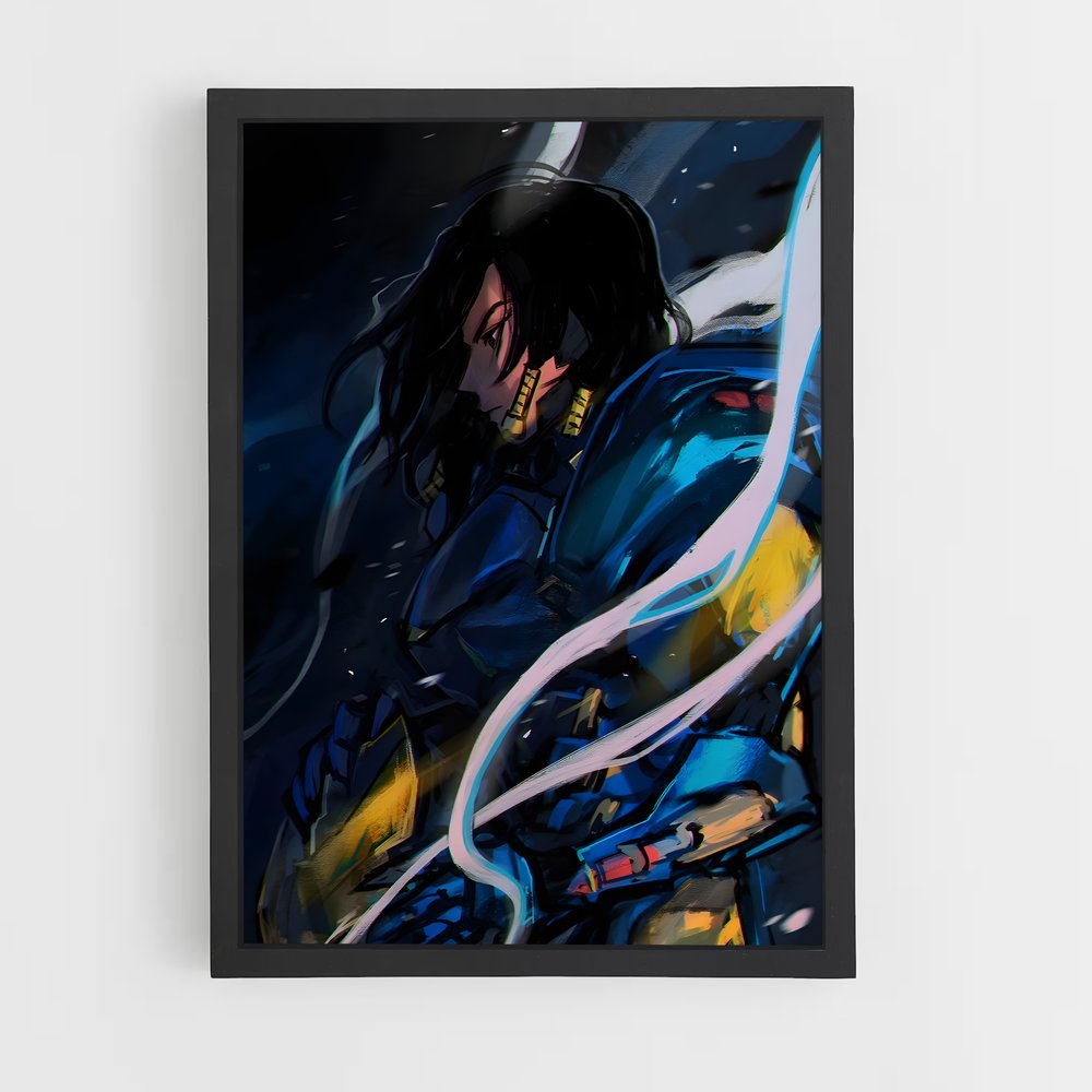 Poster Épée de Célestine – affiche Overwatch (vue 2)