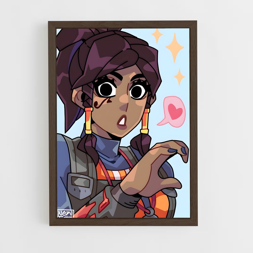 Poster Pharah cœur – affiche Overwatch (vue 5)