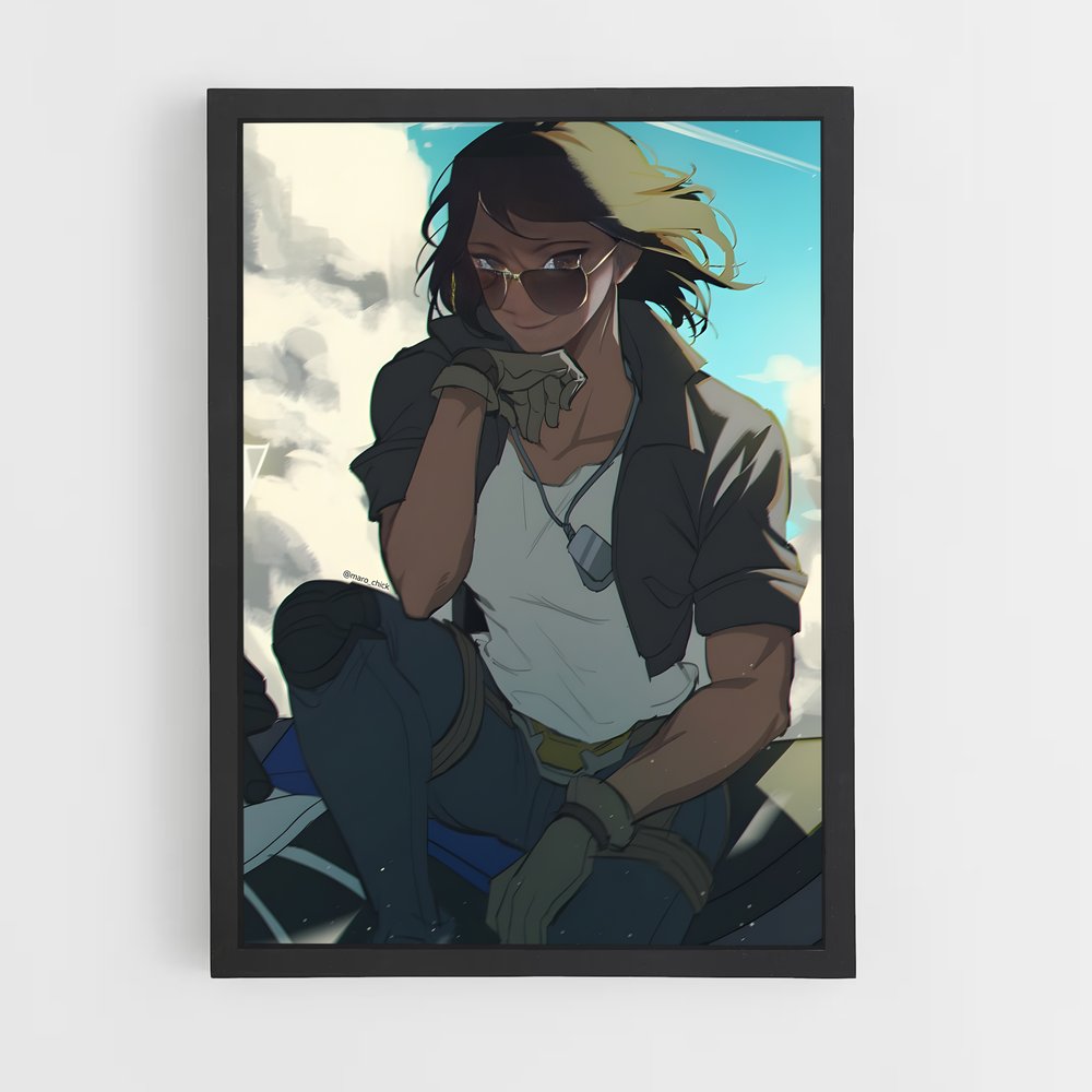 Poster La Gardienne des Rochers – affiche Overwatch (vue 2)