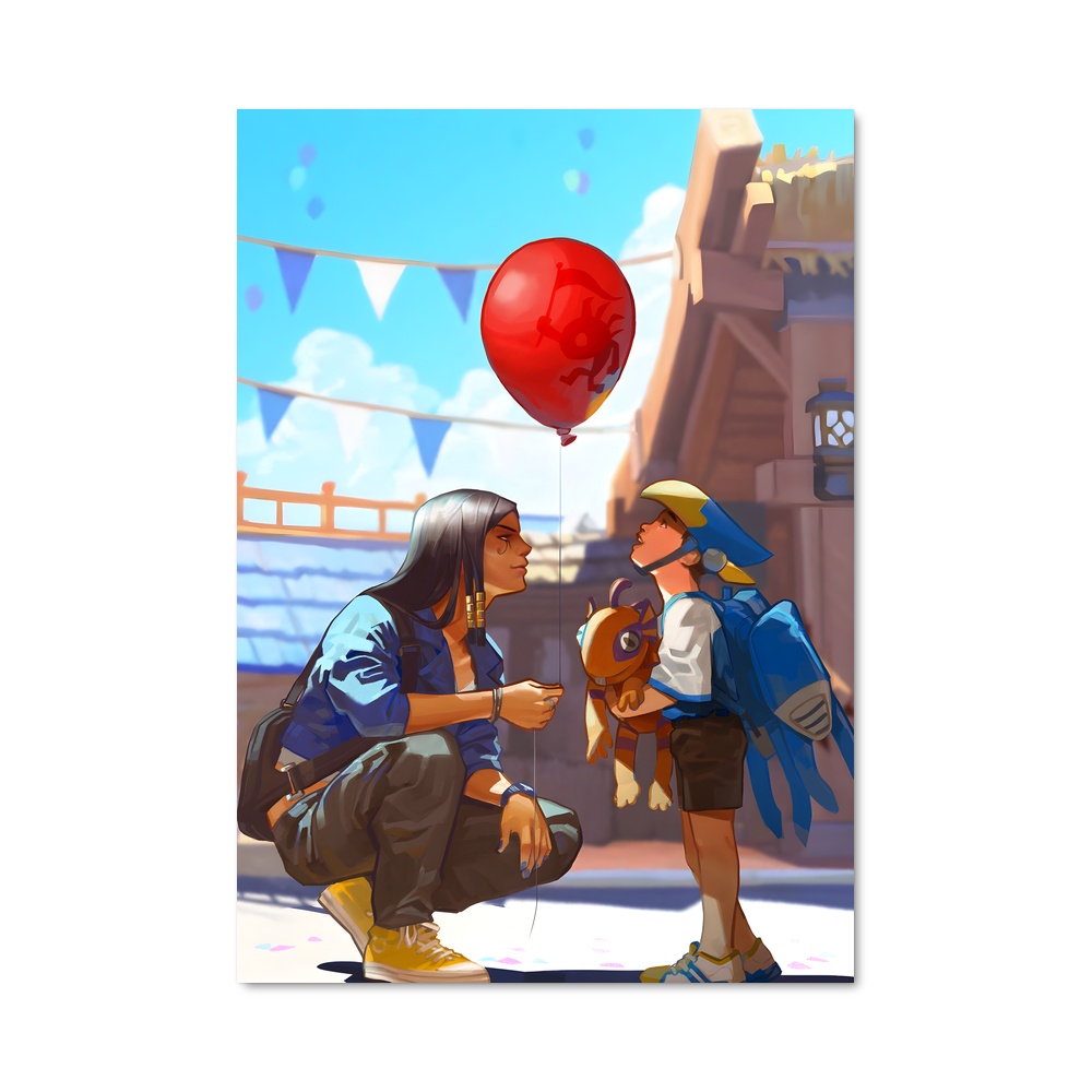 Poster Les Rêves Élevés – affiche Overwatch