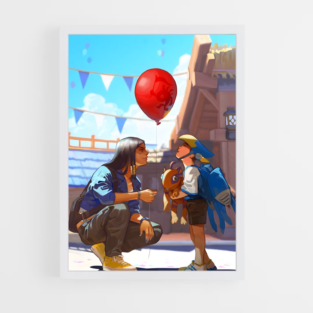 Poster Les Rêves Élevés – affiche Overwatch (vue 3)