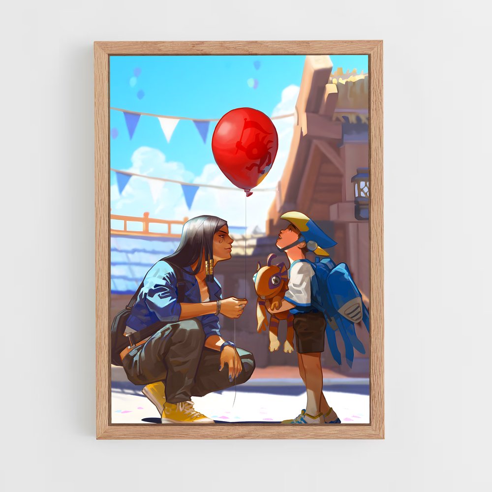 Poster Les Rêves Élevés – affiche Overwatch (vue 4)