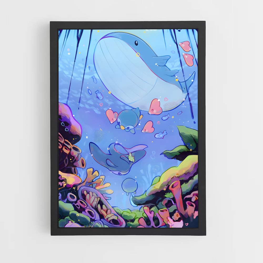 Poster Au Coeur de la Caverne – affiche Pokemon (vue 2)