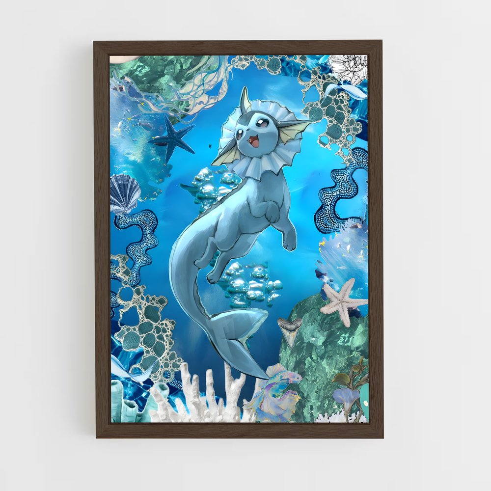 Poster Phione Échappée – affiche Pokemon (vue 5)