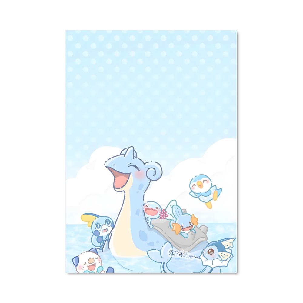 Poster Amis Marins – affiche Pokemon