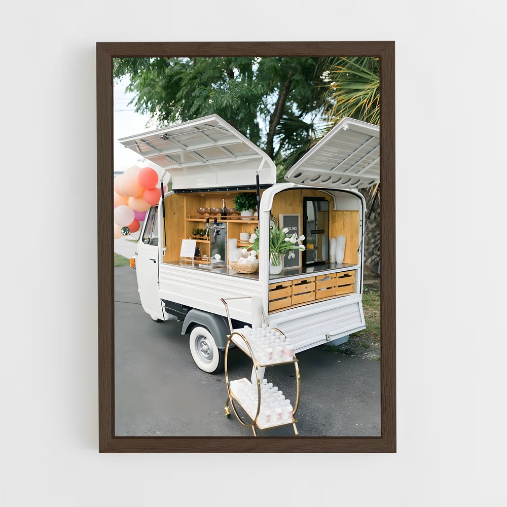 Poster Food Truck Festif – affiche Piaggio (vue 5)