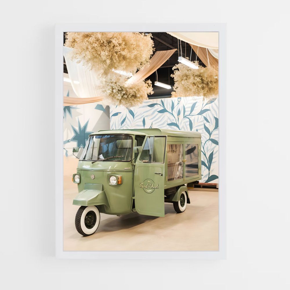 Poster Van Fleurie – affiche Piaggio (vue 3)