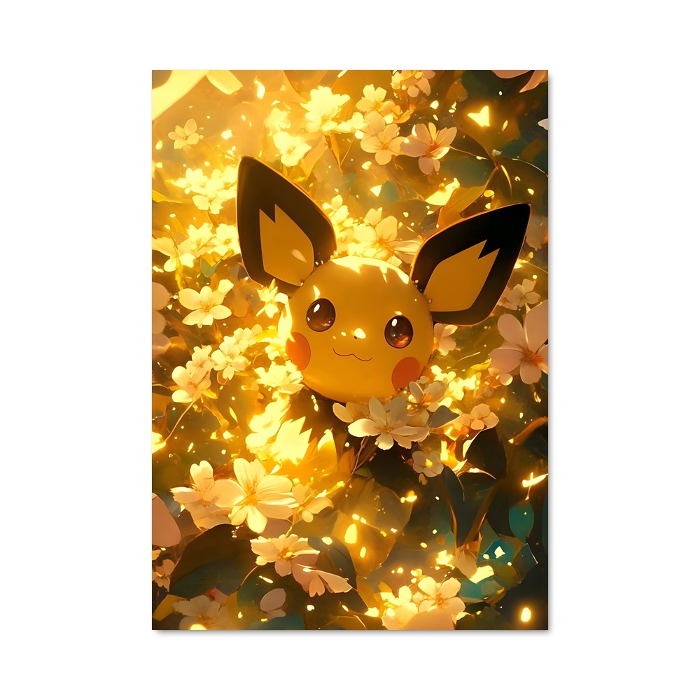 Poster Pichu Éclatant – affiche Pokemon