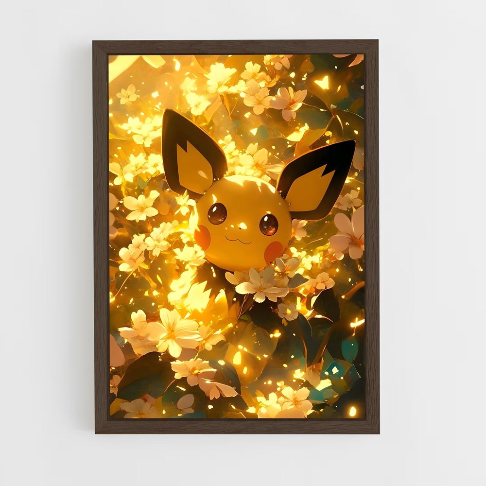 Poster Pichu Éclatant – affiche Pokemon (vue 5)