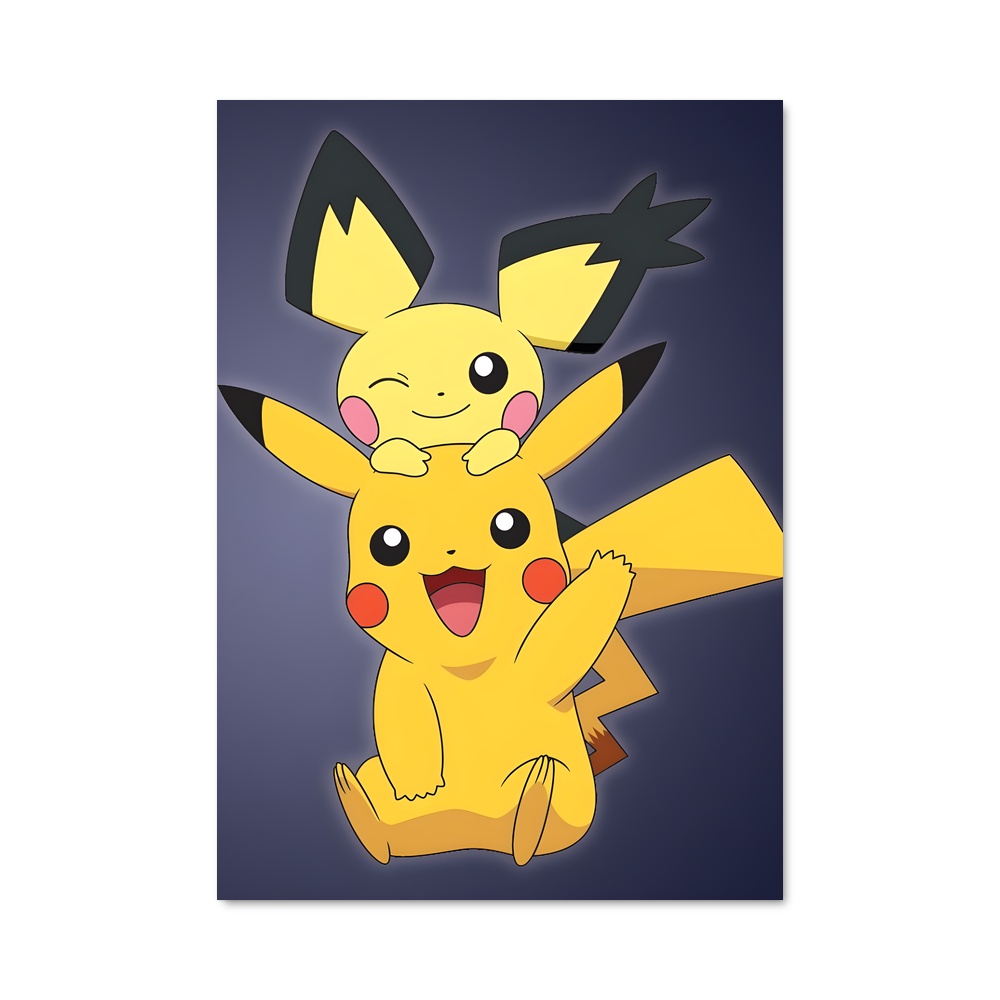 Poster Pichu Pio Pio – affiche Pokemon