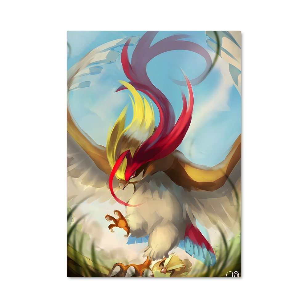 Poster Pidgeot en Vol – affiche Pokemon