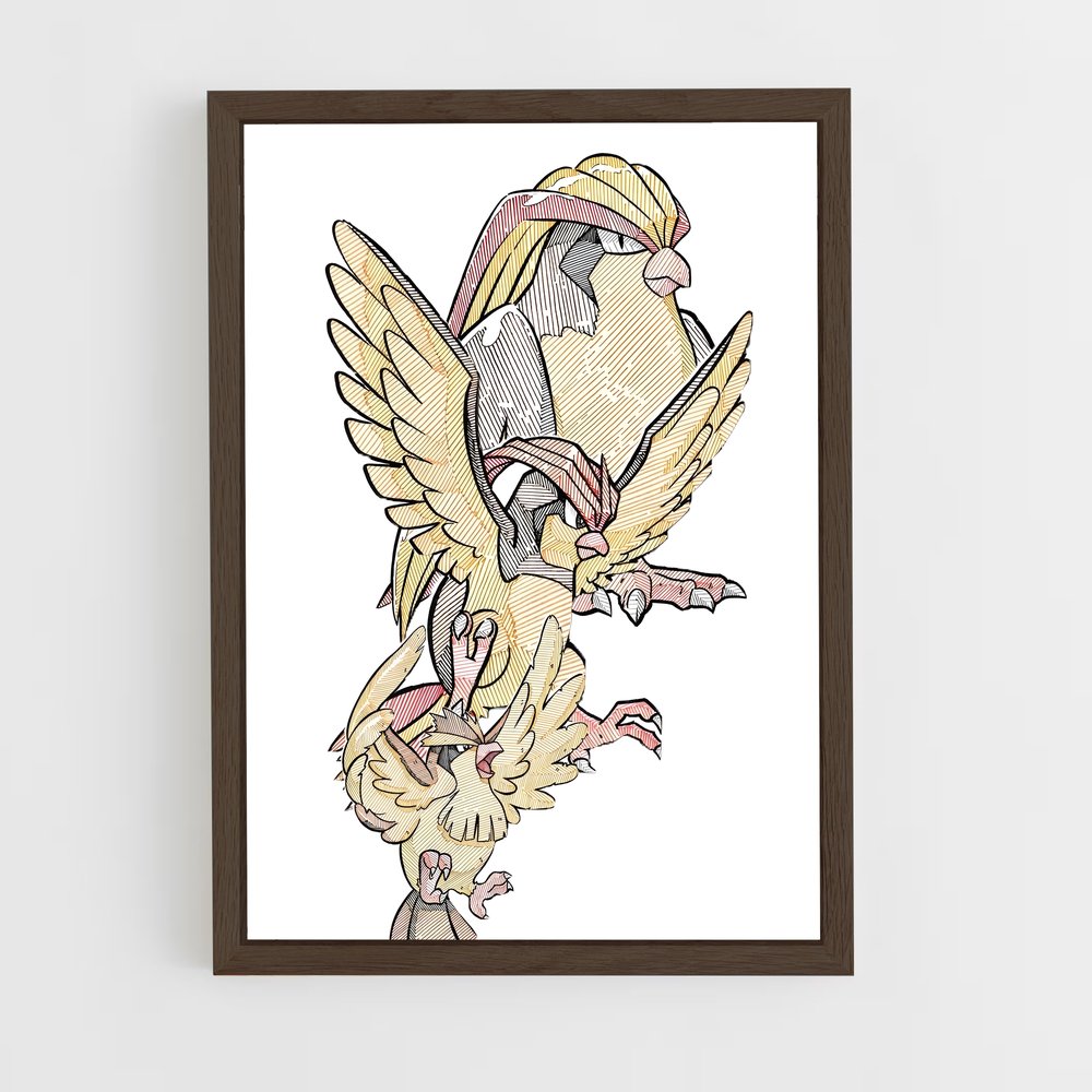 Poster Pidgeot majestueux – affiche Pokemon (vue 5)
