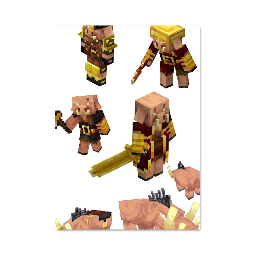 Poster Piglin Adventure