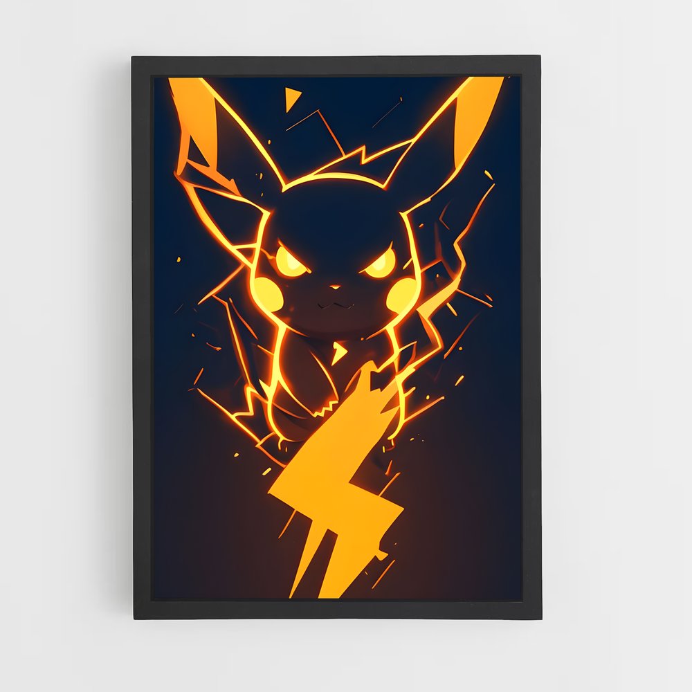 Poster Éclair de Joie – affiche Pokemon (vue 2)
