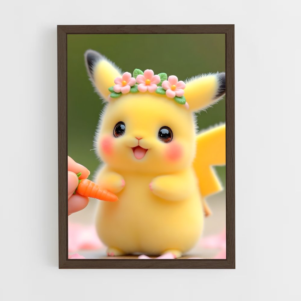 Poster Pikachu en Fleurs – affiche Pokemon (vue 5)