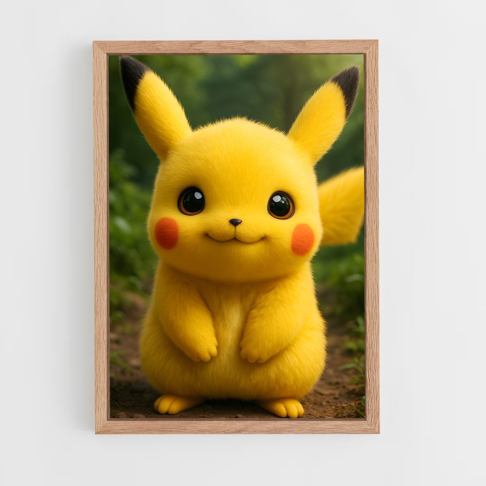Poster Pika Doux – affiche Pokemon (vue 4)
