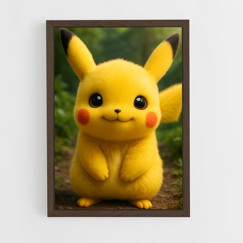 Poster Pika Doux – affiche Pokemon (vue 5)