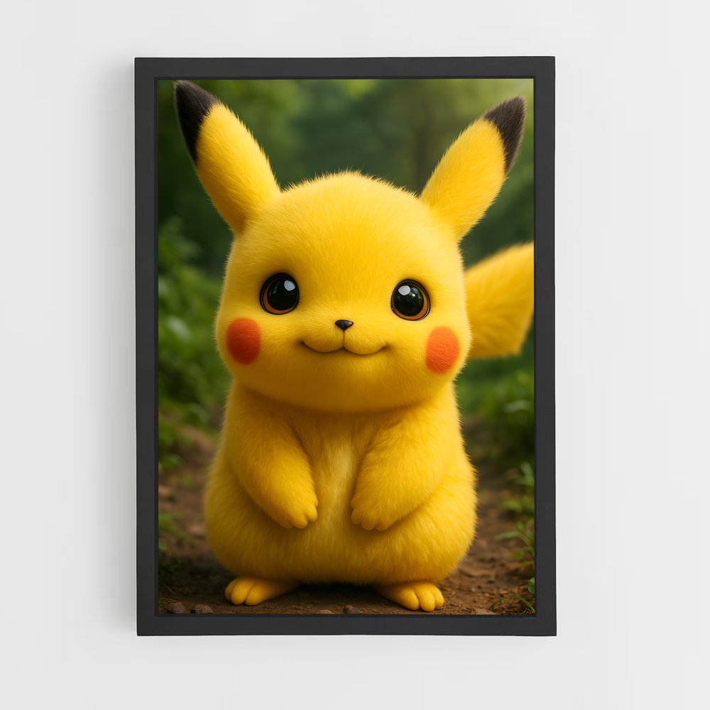 Poster Pika Doux – affiche Pokemon (vue 2)