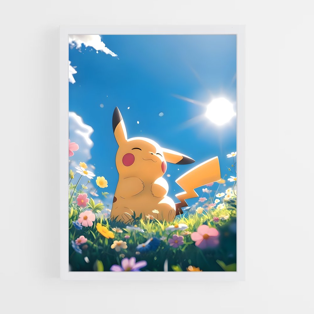 Poster Pikachu Power – affiche Pokemon (vue 3)