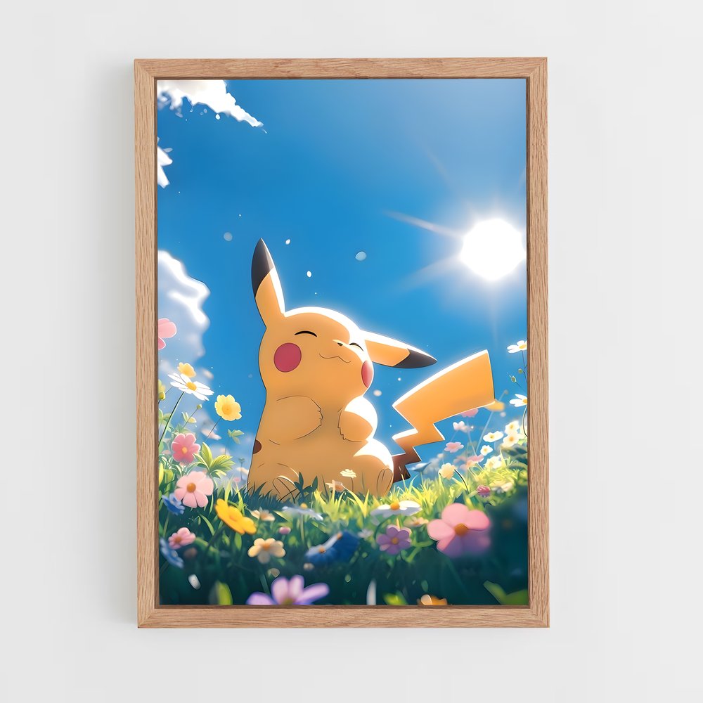 Poster Pikachu Power – affiche Pokemon (vue 4)