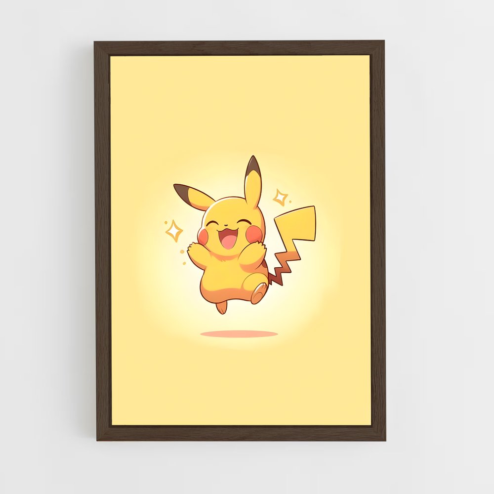 Poster Pikachu Électrisant – affiche Pokemon (vue 5)