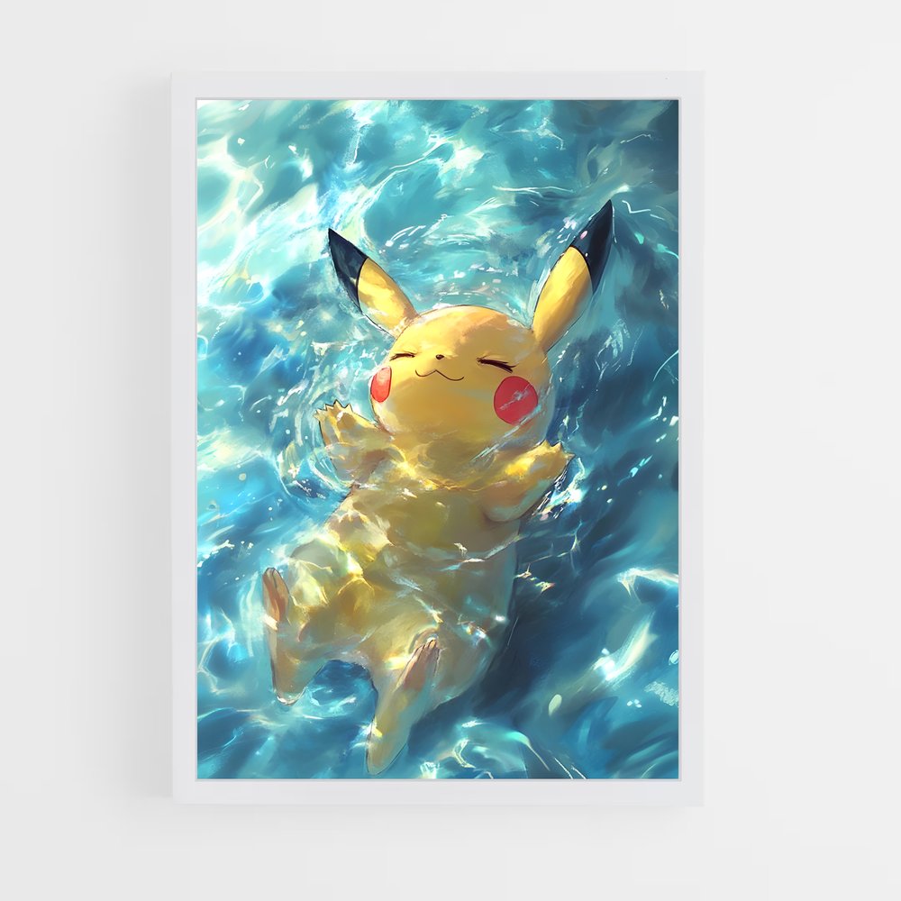 Poster Pika Power – affiche Pokemon (vue 3)