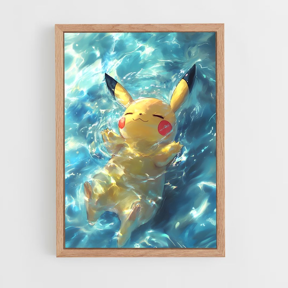 Poster Pika Power – affiche Pokemon (vue 4)